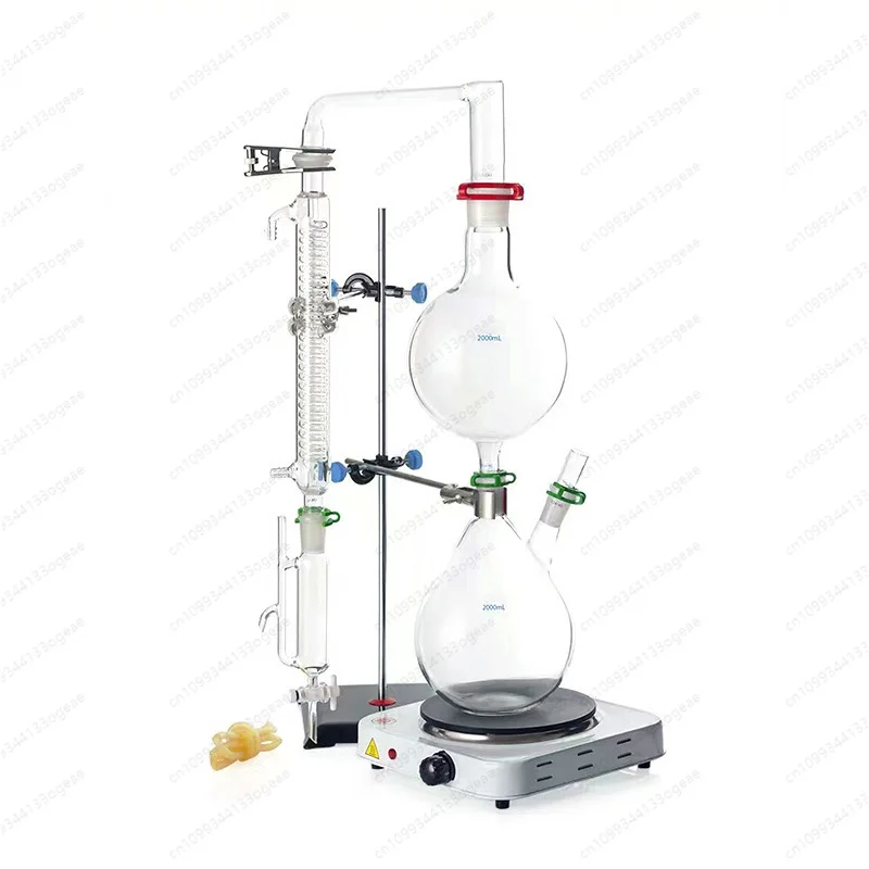 Ultrasonic Cleaner Lab - oil extraction separator device Essential oil