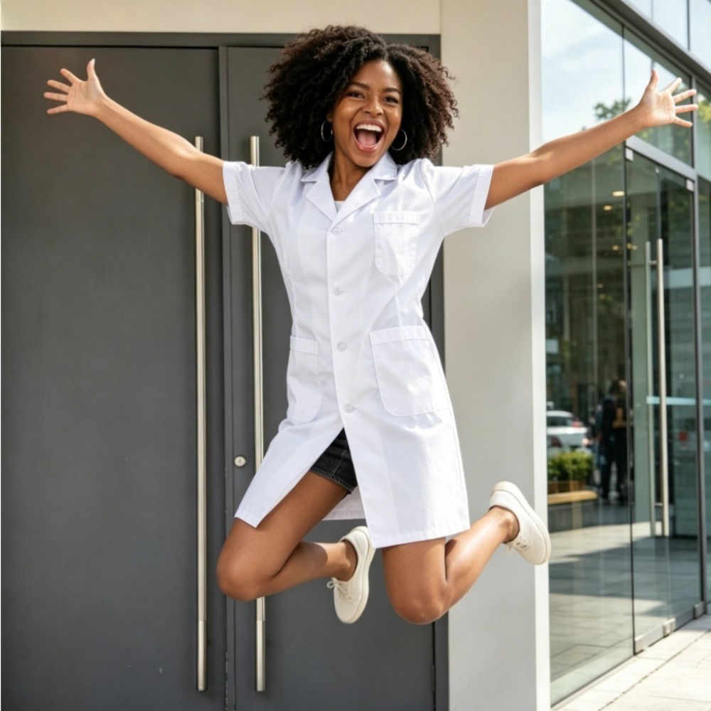 Women White Lab Coat, Long Sle - огляд і ціна Medical Lab Professional