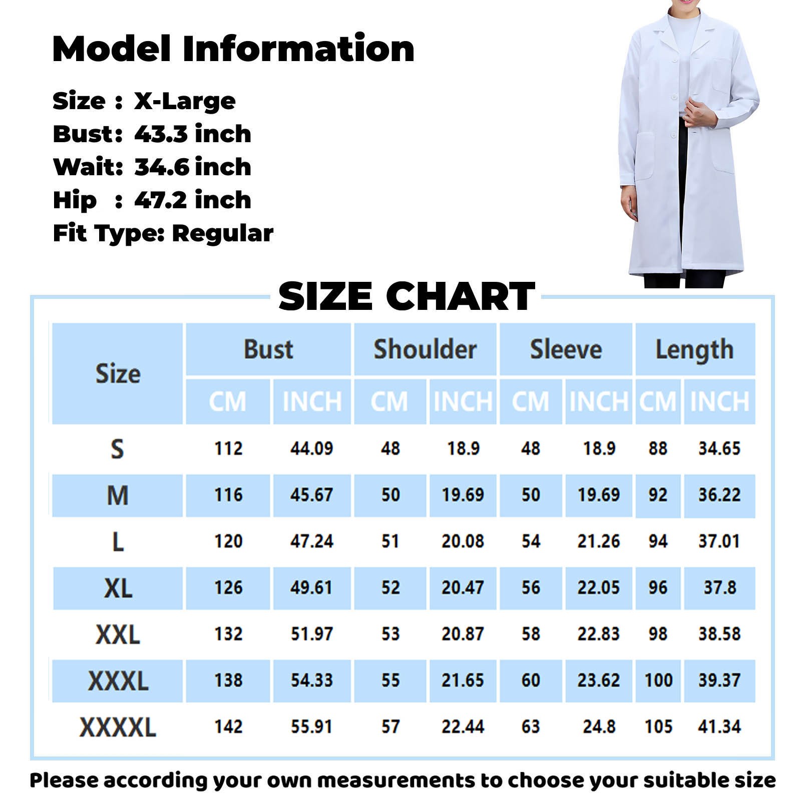 White Lab Coat For Women Men S - огляд і ціна Medical Lab Professional