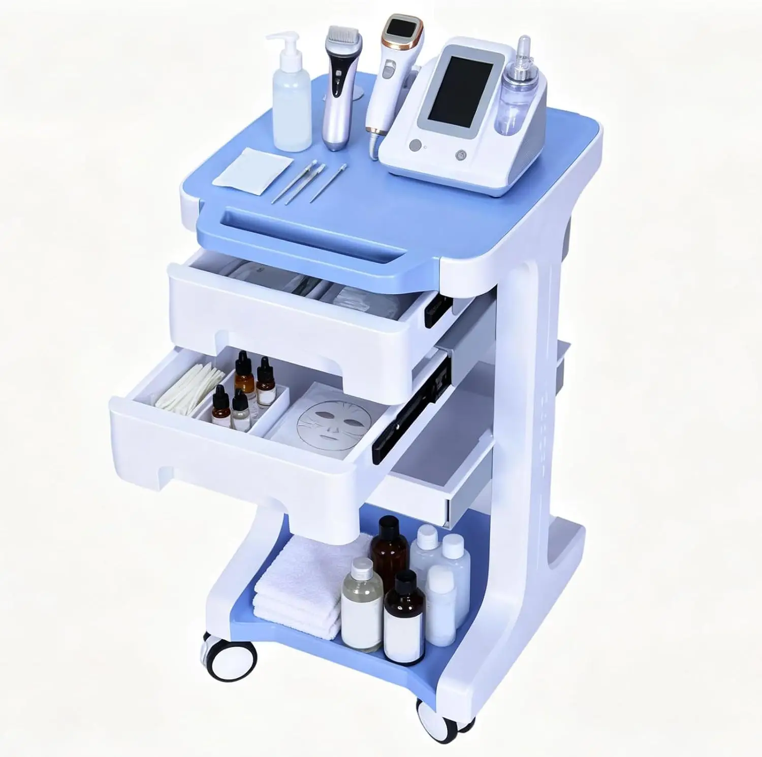 3 Tier Medical Rolling Cart wi - огляд і ціна Medical Lab Ultrasound